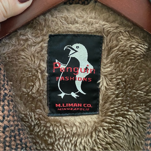 Vintage Penguin Fashions Minneapolis Sherpa Lined Deep Pile Borg Winter Coat - Picture 12 of 16